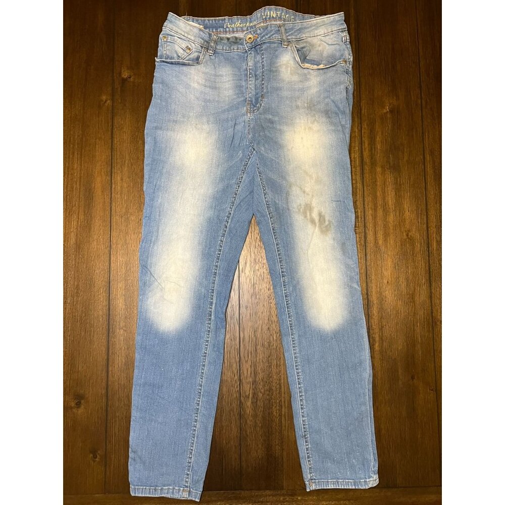Original Weatherproof Vintage Jeans Nolan/Skinny Fit Size 36 W/32L - Light Stain